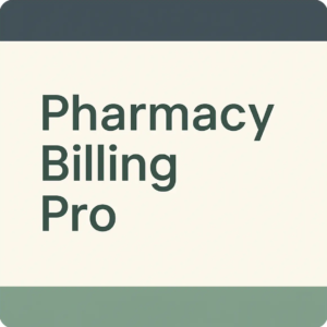 Pharmacy Billing Course